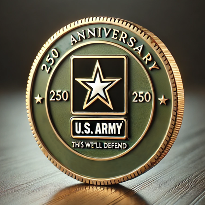 250th Anniversary Military Commemorative Coin