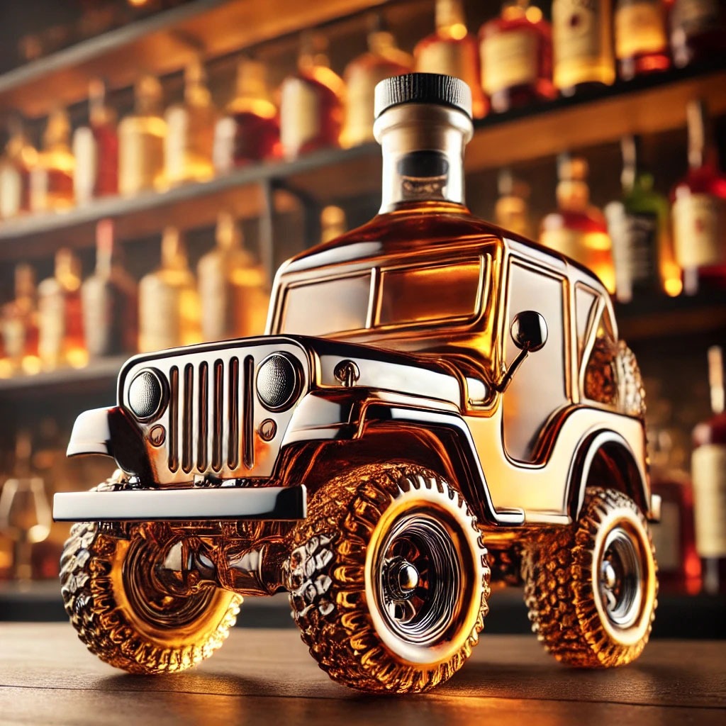 🍻Jeep Whiskey Bottle