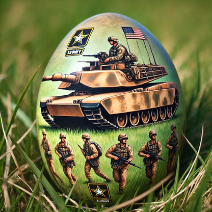 Military-Themed Easter Eggs