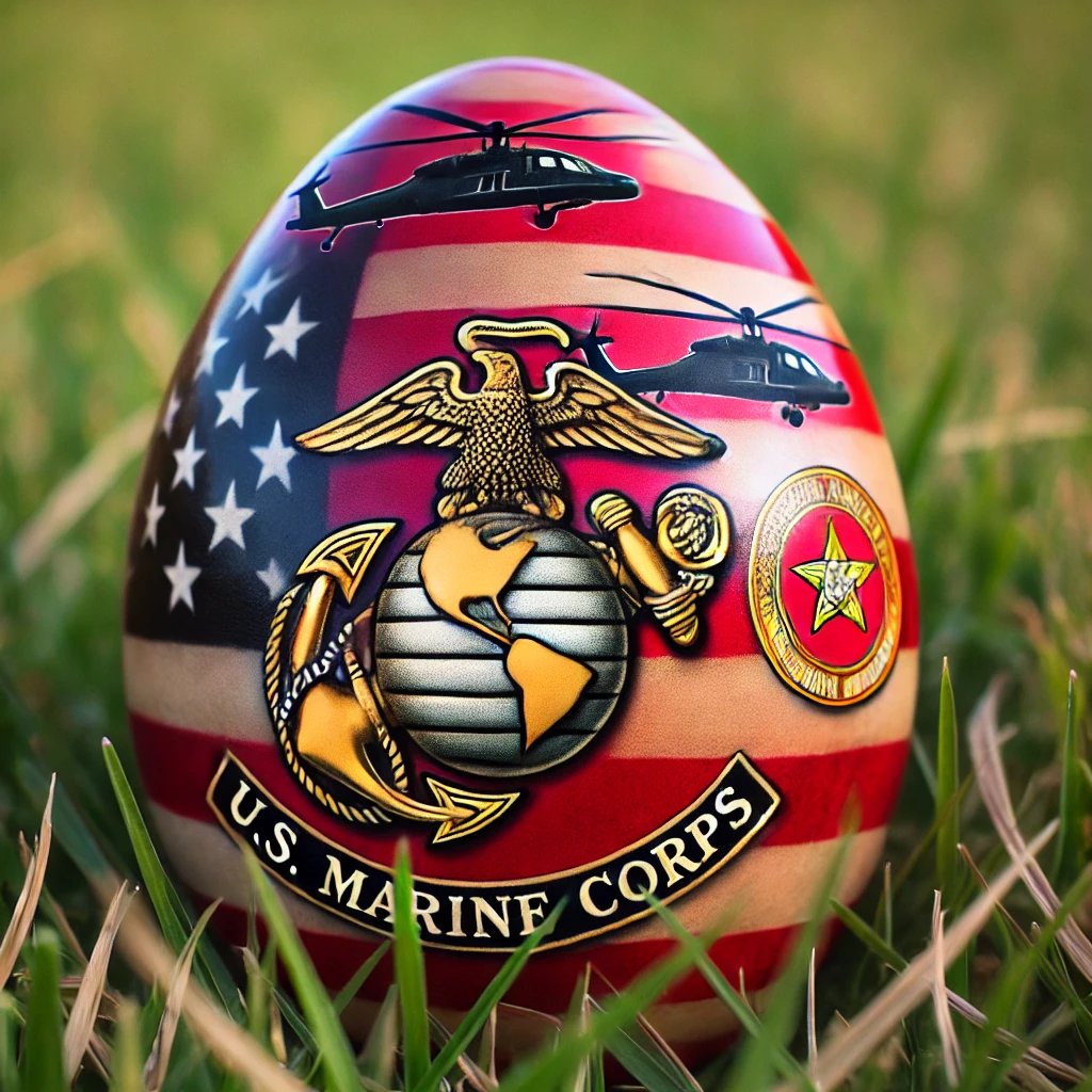 Military-Themed Easter Eggs
