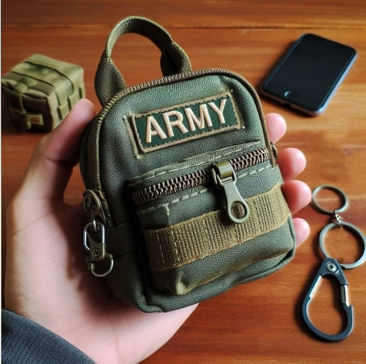 Mini Army Backpack Keychain