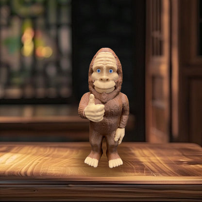 😎Funny Middle Finger Bigfoot Ornament