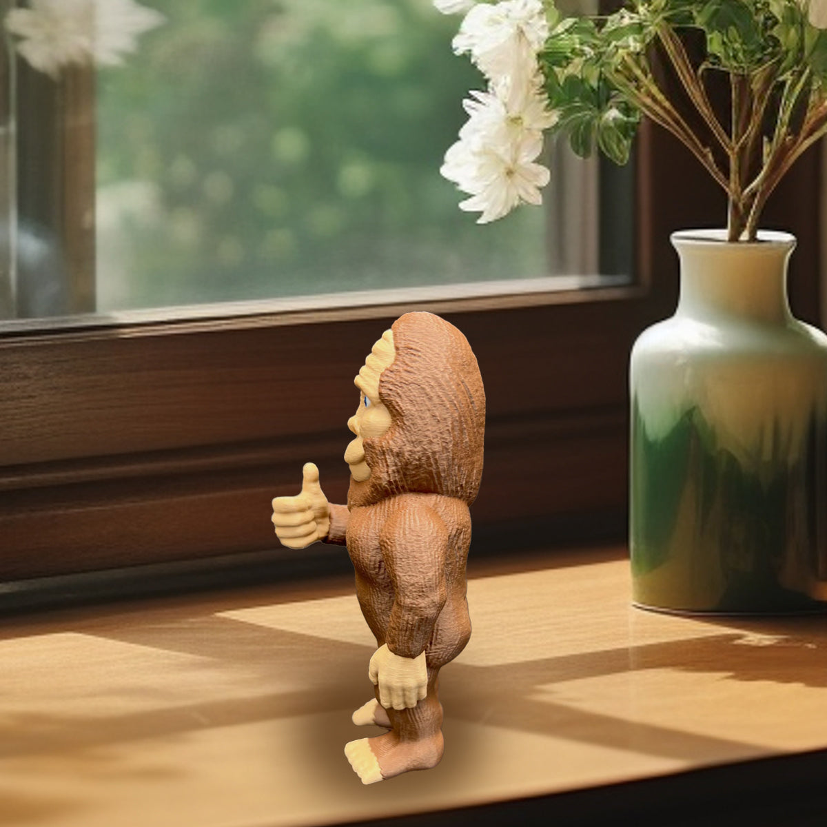 😎Funny Middle Finger Bigfoot Ornament