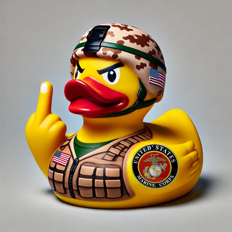 🦆Middle Finger Army Duck | Rebel Duck – A Tribute to the Brave & the Bold