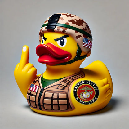 🦆Middle Finger Army Duck | Rebel Duck – A Tribute to the Brave & the Bold