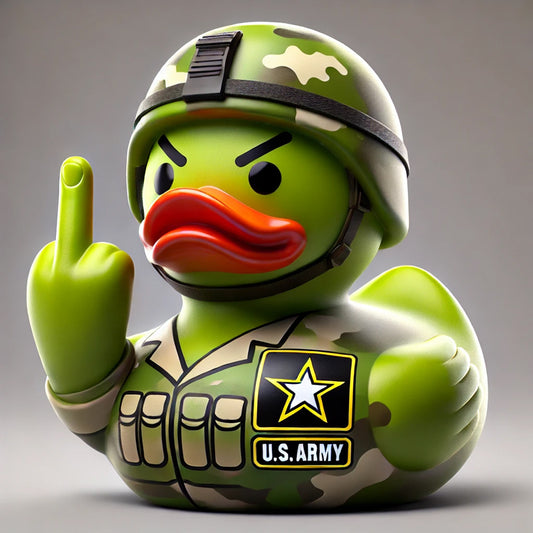 🦆Middle Finger Army Duck | Rebel Duck – A Tribute to the Brave & the Bold