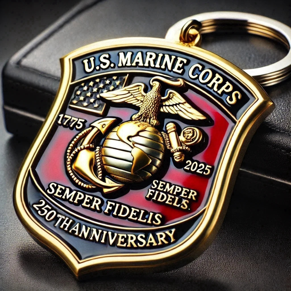 🎖️250th Anniversary Military Commemorative Keychain