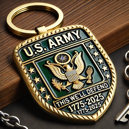 🎖️250th Anniversary Military Commemorative Keychain