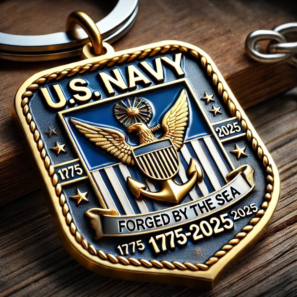 🎖️250th Anniversary Military Commemorative Keychain