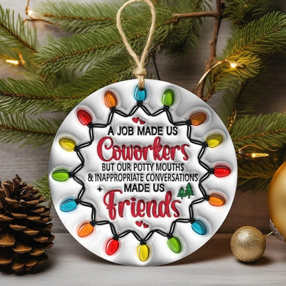 🌲2024 Christmas Gift 50% Off--Friendship Ceramic Ornament