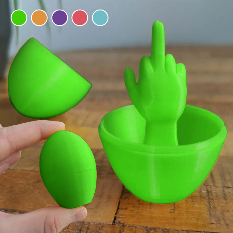 🎁Last Day 49% OFF🔥Easter Egg Surprise – Funny 3D Printed Middle Finger Egg