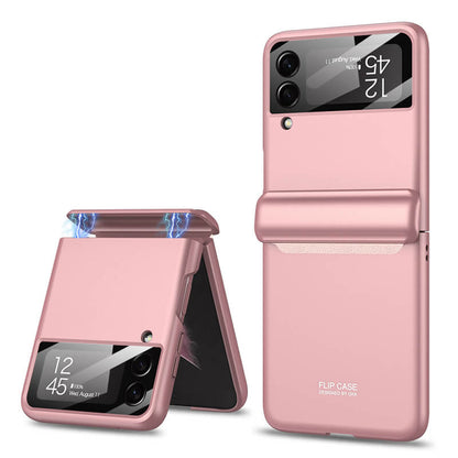 Magnetic All-included Shockproof Plastic Hard Cover For Galaxy Z Flip5 Flip4 Flip3