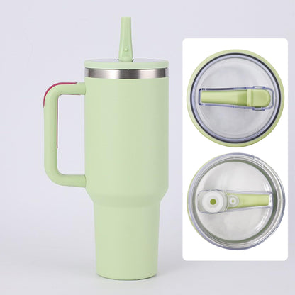 40 oz Tumbler Flip Straw Lid Replacement , Spill Proof Splash Resistant Tumbler Lids