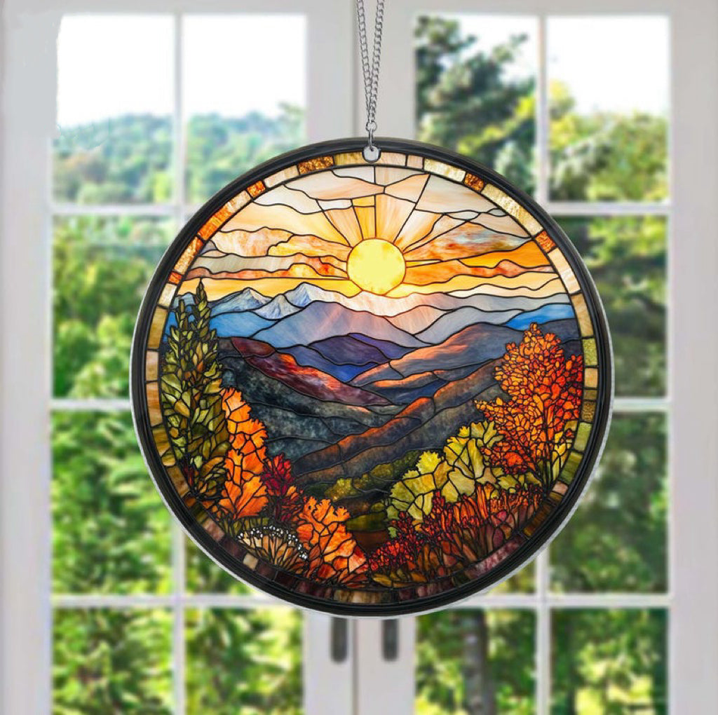 🔥🔥2025 Mother's Day Gift 50% Off--Beach Sunset Suncatcher Ornament
