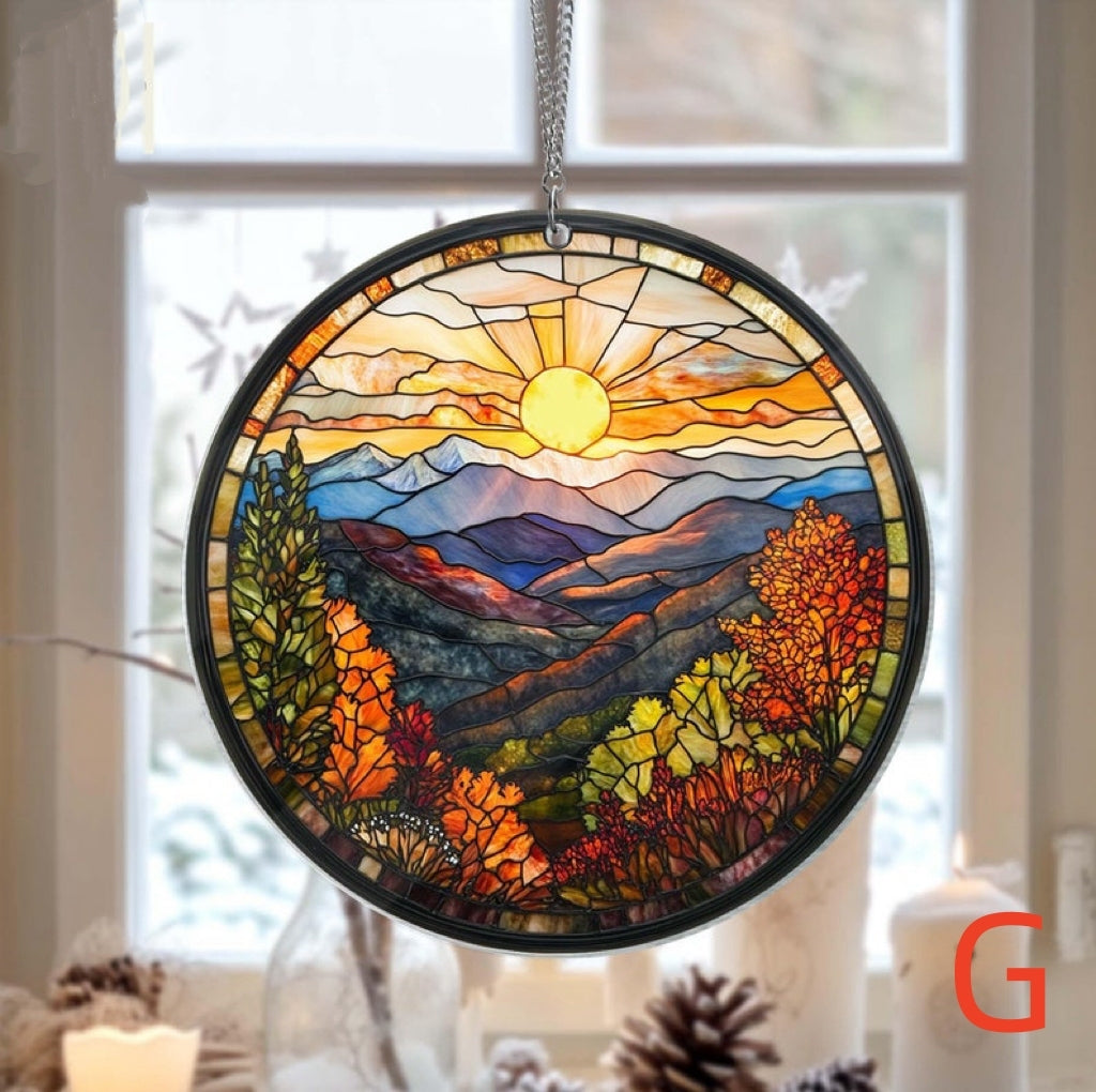 🔥🔥2025 Mother's Day Gift 50% Off--Beach Sunset Suncatcher Ornament