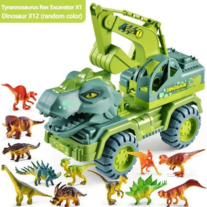 🔥Christmas super sale (Buy 1 and get a 12-piece dinosaur kit) - Dinosaur Engineering Vehicle