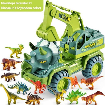 🔥Christmas super sale (Buy 1 and get a 12-piece dinosaur kit) - Dinosaur Engineering Vehicle