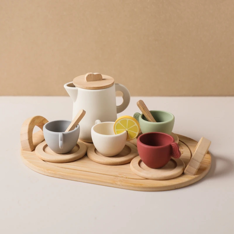 TinyTea Charming Wooden Tea Party Set