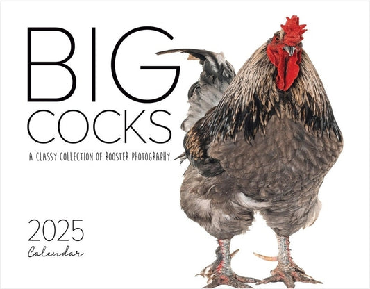 🤣Funny 2025 Big Cocks🐔 Calendar