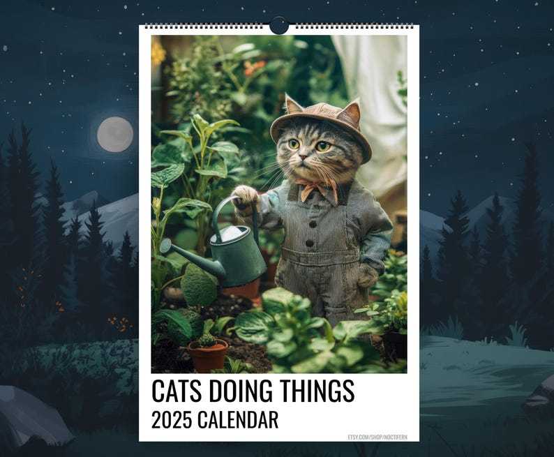 😺 Cat Lover Gift🎁——2025 Cute Cat Calendar