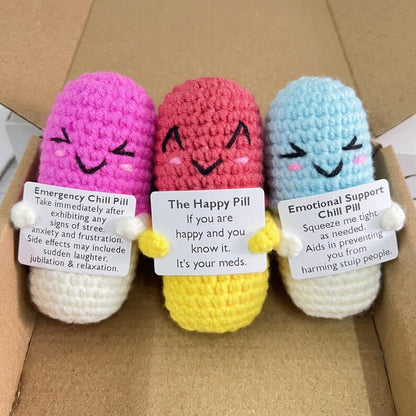 🔥Black Friday 50%OFF-💊Crochet Emotional Support Chill Pil