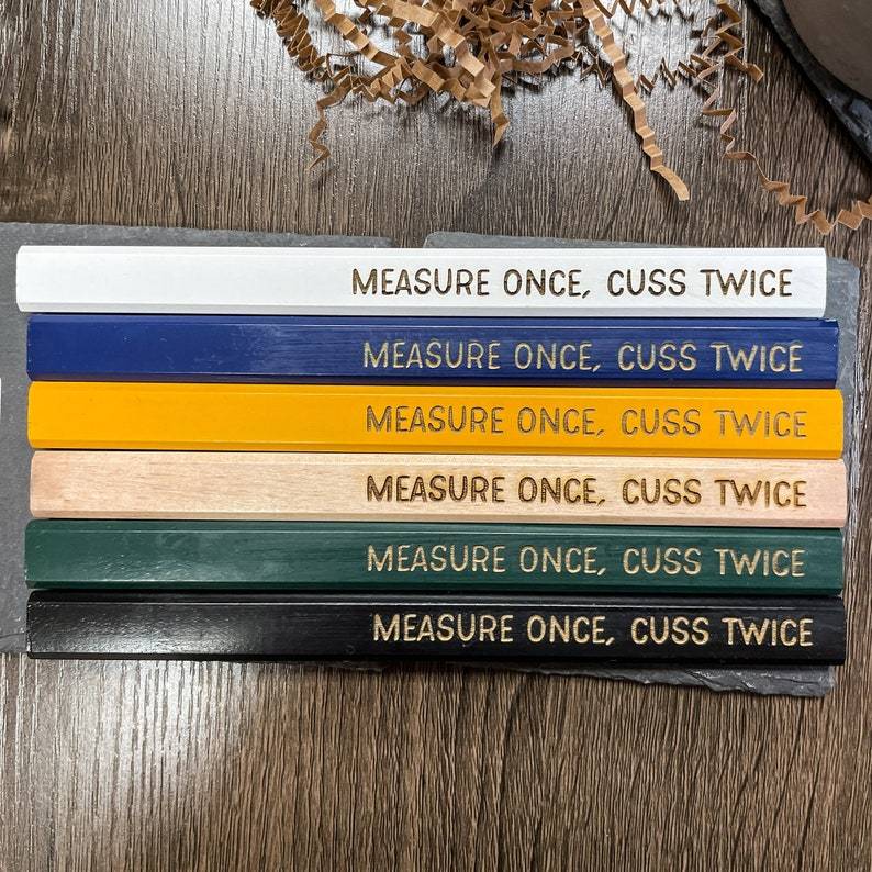 👍Practical Gifts-✏Unique Funny Carpenters Construction Pencils