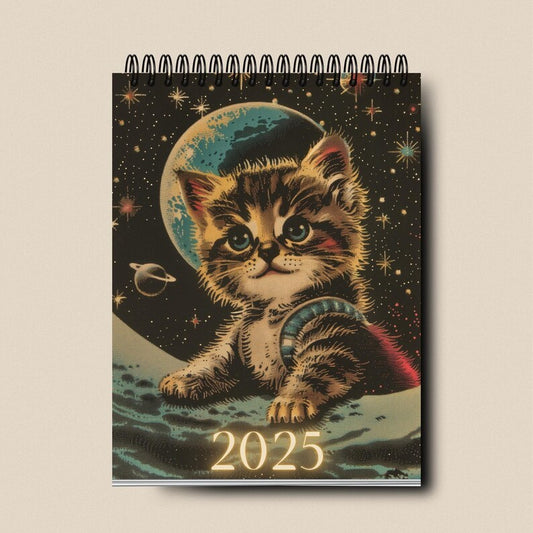 [Hot Sales]Space Cats 2025 Calendar
