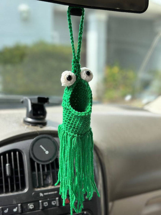 🤣Crochet Yep Yep Alien Car Hanger🤣