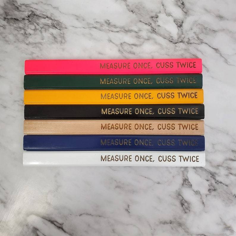 👍Practical Gifts-✏Unique Funny Carpenters Construction Pencils