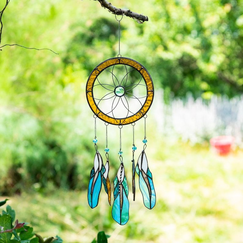 🔥🔥2025 Mother's Day Gift 50% Off--Cute Feather Dreamcatcher Suncatcher Ornament
