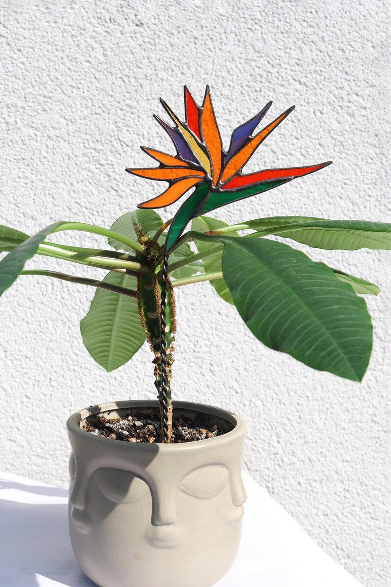 Plant stake Strelitzia Garden decor