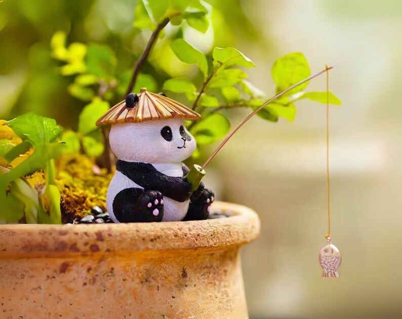 🐼Cute Fishing Panda Outdoor Decoration🐼