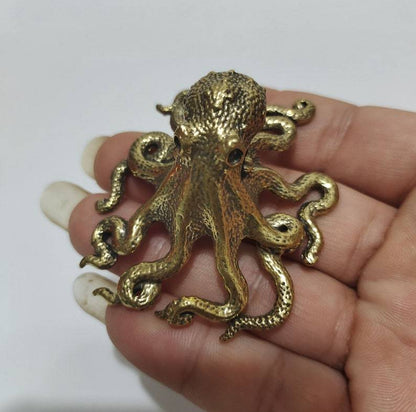 🎄2024 Christmas Gift 50% Off--Handmade Brass Octopus