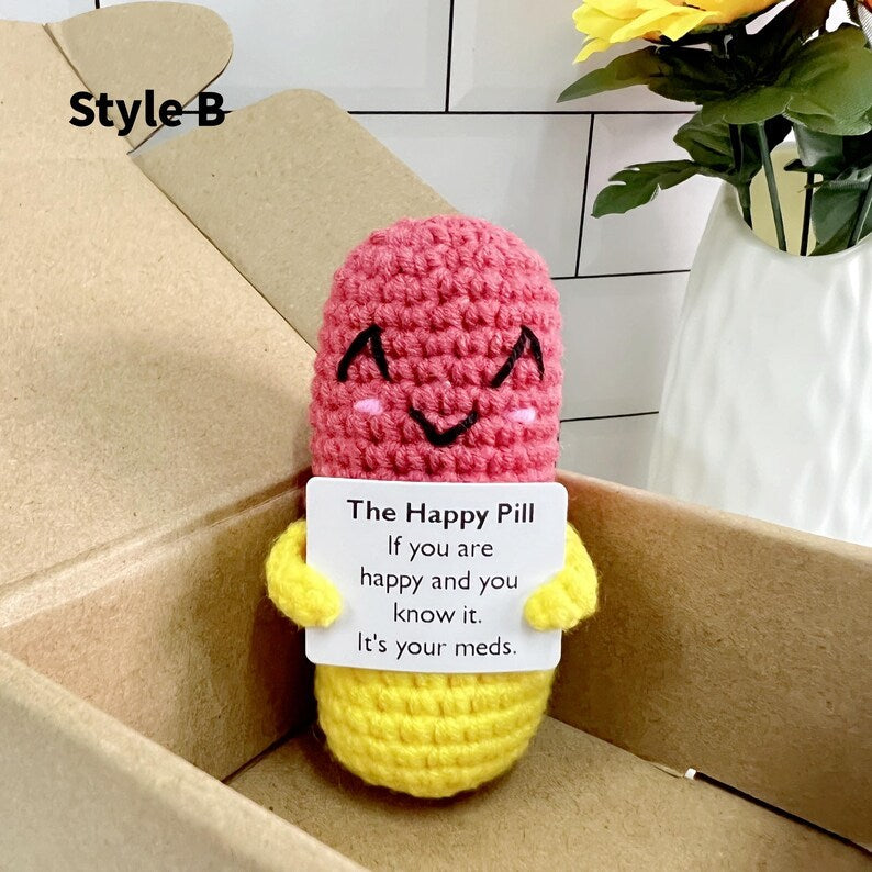 🔥Black Friday 50%OFF-💊Crochet Emotional Support Chill Pil