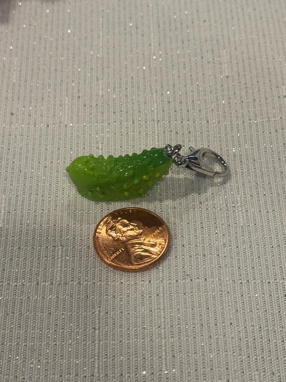 MINI Emotional Support Pickle Keychain