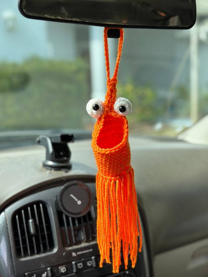 🤣Crochet Yep Yep Alien Car Hanger🤣