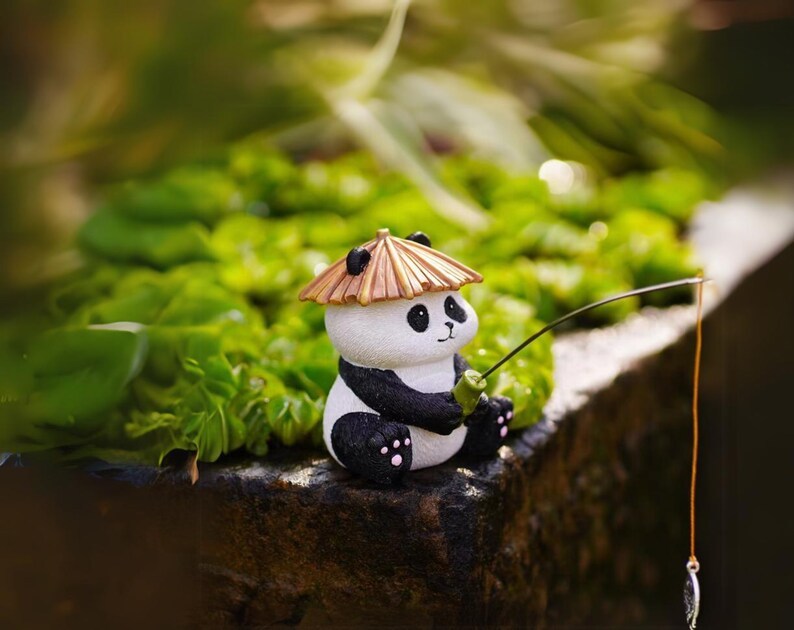 🐼Cute Fishing Panda Outdoor Decoration🐼