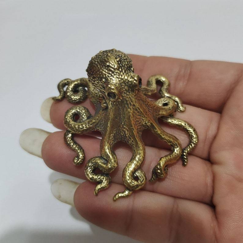 🎄2024 Christmas Gift 50% Off--Handmade Brass Octopus