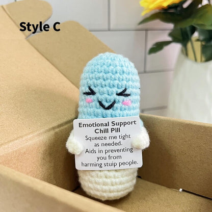 🔥Black Friday 50%OFF-💊Crochet Emotional Support Chill Pil