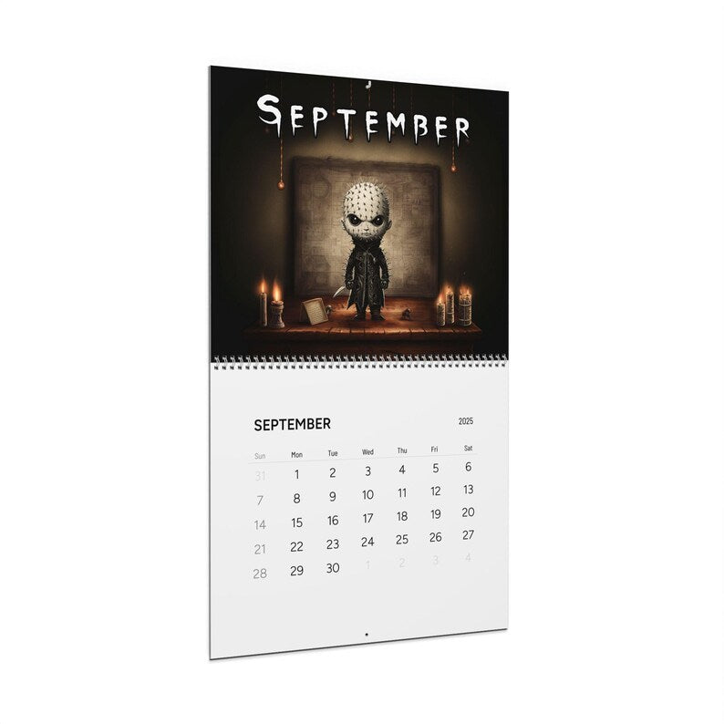 2025 Horror Movie Calendar