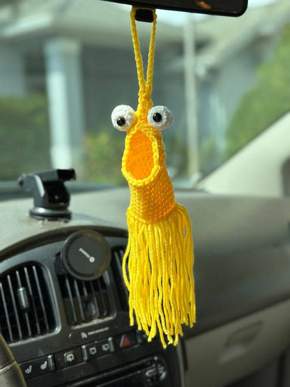 🤣Crochet Yep Yep Alien Car Hanger🤣