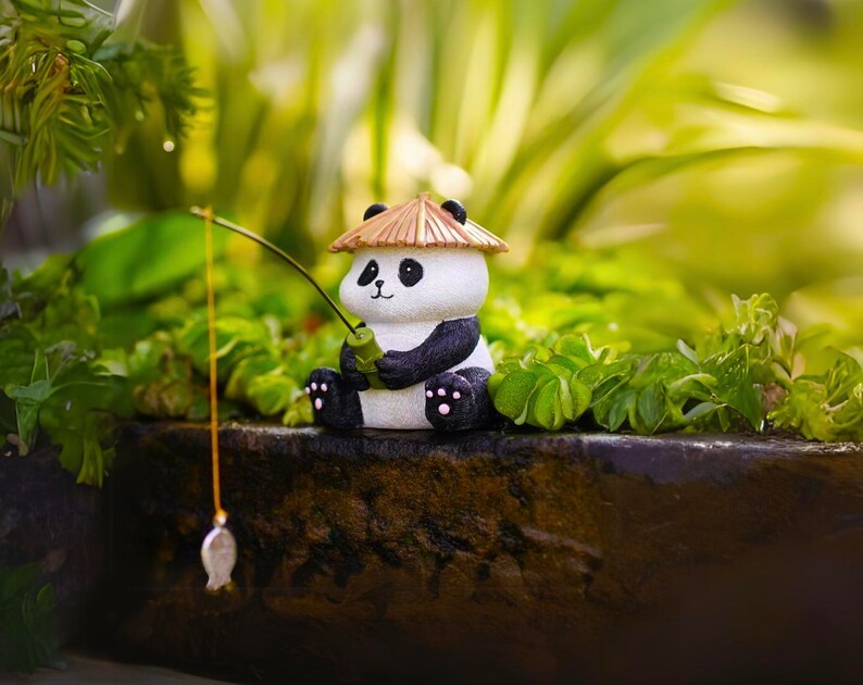 🐼Cute Fishing Panda Outdoor Decoration🐼