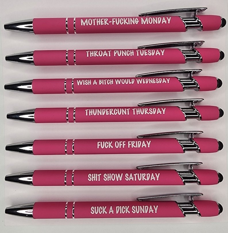 🌈Weekly Mood Ballpoint Pen Set (7 pcs)
