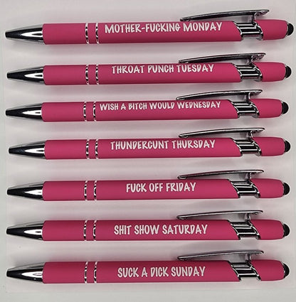 🌈Weekly Mood Ballpoint Pen Set (7 pcs)