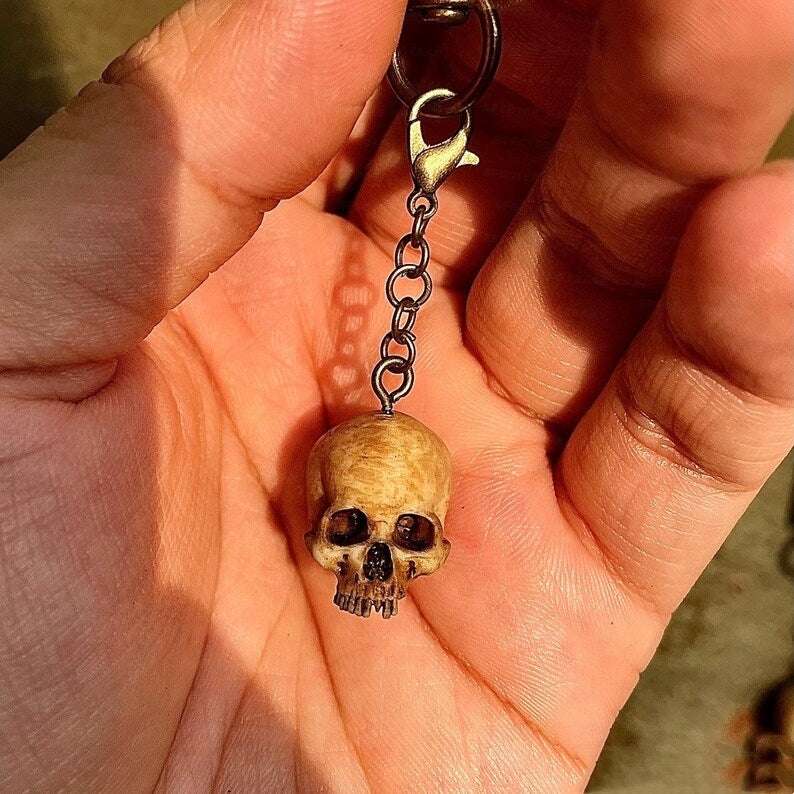 💀Painted Skull Keychain