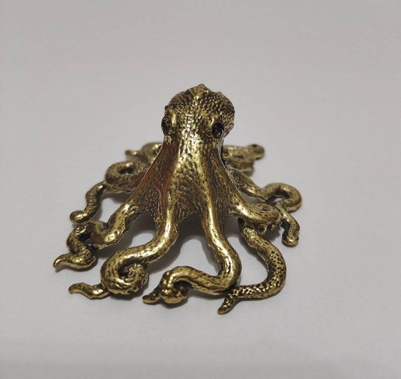 🎄2024 Christmas Gift 50% Off--Handmade Brass Octopus