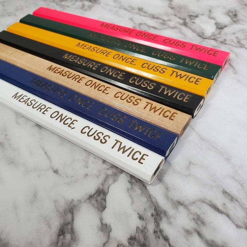 👍Practical Gifts-✏Unique Funny Carpenters Construction Pencils