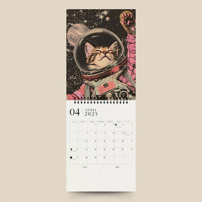 [Hot Sales]Space Cats 2025 Calendar