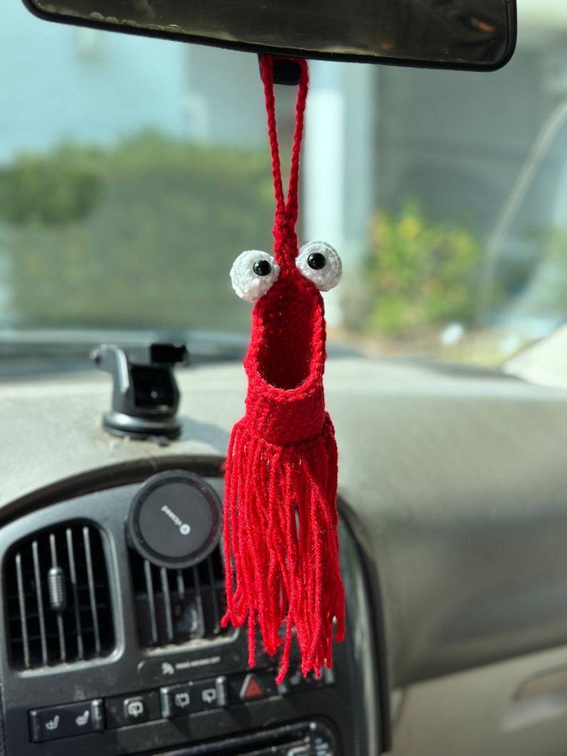 🤣Crochet Yep Yep Alien Car Hanger🤣