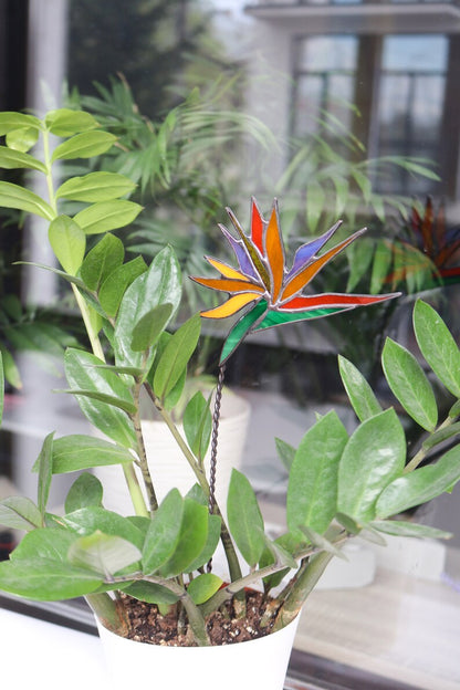 Plant stake Strelitzia Garden decor